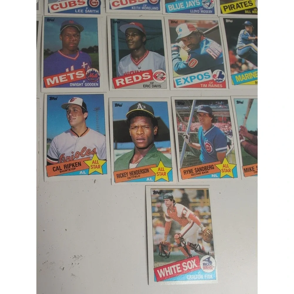 Mixed Lot Of 81 Gradable Baseball Cards 1985 Topps Superstars Nolan Ryan More!